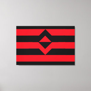 Knutte stolthetsflagga canvastryck