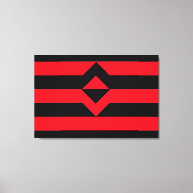 Knutte stolthetsflagga canvastryck (Framsida)