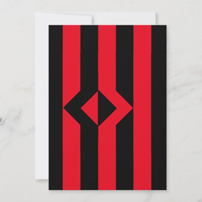 Knutte stolthetsflagga julkort (Framsida)