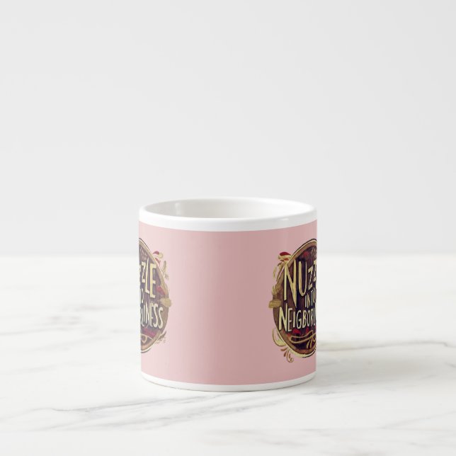 Knuzzel in i grannskap espressomugg (Framsidan)