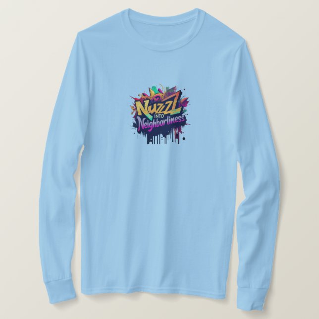 Knuzzel in i grannskap t shirt (Design framsida)