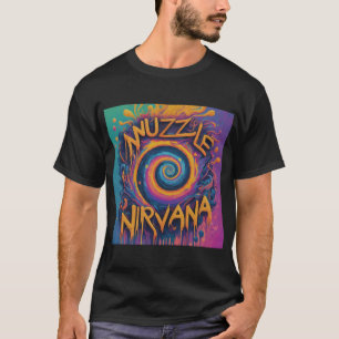 Knuzzle in i Nirvana design T-shirt