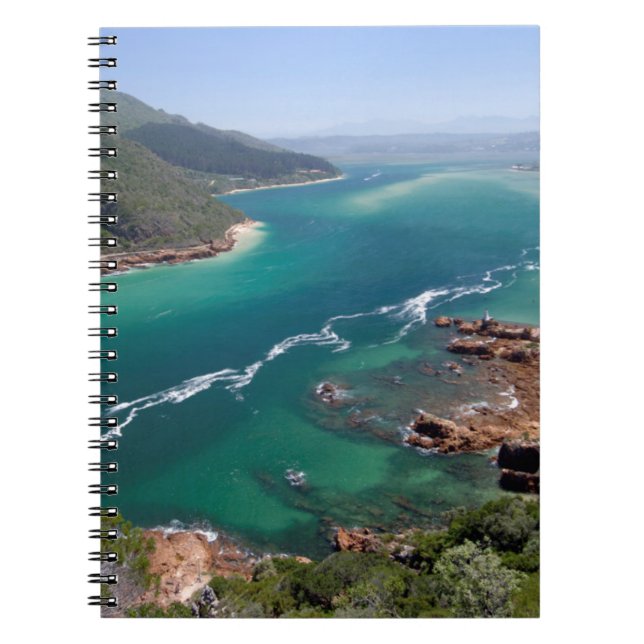 Knysna Lagoon, Garden Route, Westernare Kap Anteckningsbok Med Spiral (Framsidan)