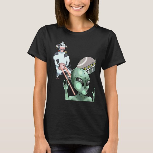 Ko Alien Ufo Rymdskepp Galax Science Fiction T Shirt (Framsida)