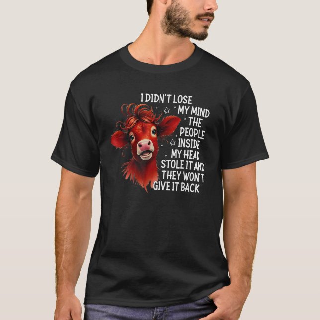 Ko att jag förlorade mitt sinne.. t shirt (Framsida)