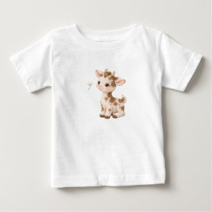 Ko Baby T-Shirt – söta fläckiga och randiga bebisa