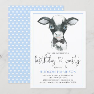 Ko Blandgård Födelsedagsfest Inbjudningar