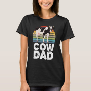 Ko Dad Kläder Konst Nötkreatur Farmer Fars Dag Ko T Shirt