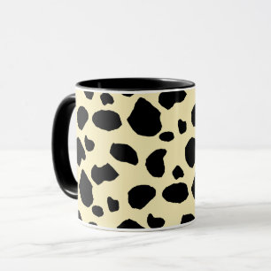 Ko djur hud färg mönster design mugg