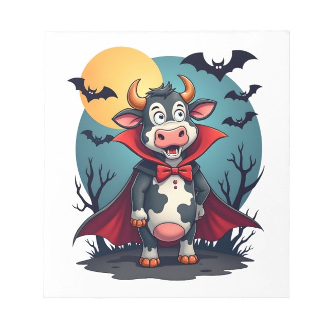 Ko-Dracula stiger upp Anteckningsblock (Framsida)