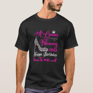 Kö föds i februari 60 dagar för flickor t shirt