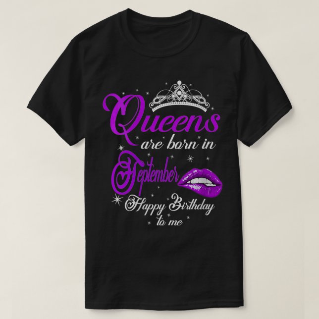 Kö föds i september Zodiac Våg L T Shirt (Design framsida)