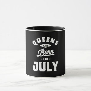 Kö föds upp i juli födelsedag Gift Women Girls Mugg