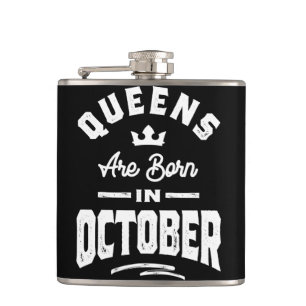 Kö föds upp i oktober födelsedag fickplunta