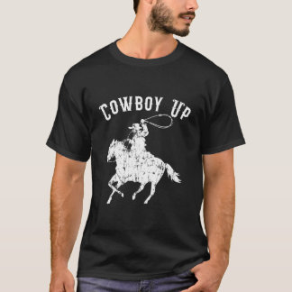 Ko för rodeoentusiaster och västern t shirt