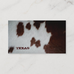 Ko för Texas pälsvisitkort Visitkort