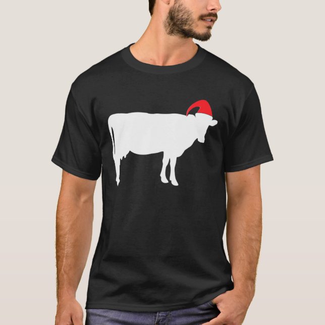 Ko Fulten jultröja bonde T Shirt (Framsida)