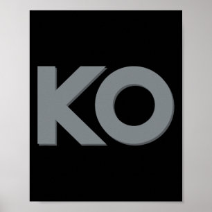 Ko Funny Knock ut Boxing Wrestling Manar Women Hum Poster