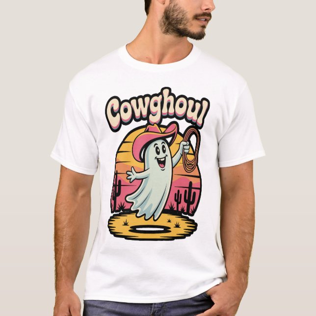 Ko Ghoul Halloween Skräck T Shirt (Framsida)