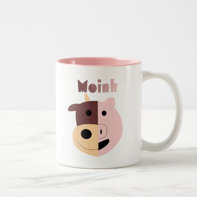 Ko + Gris- = Moink kaffemugg (Höger)