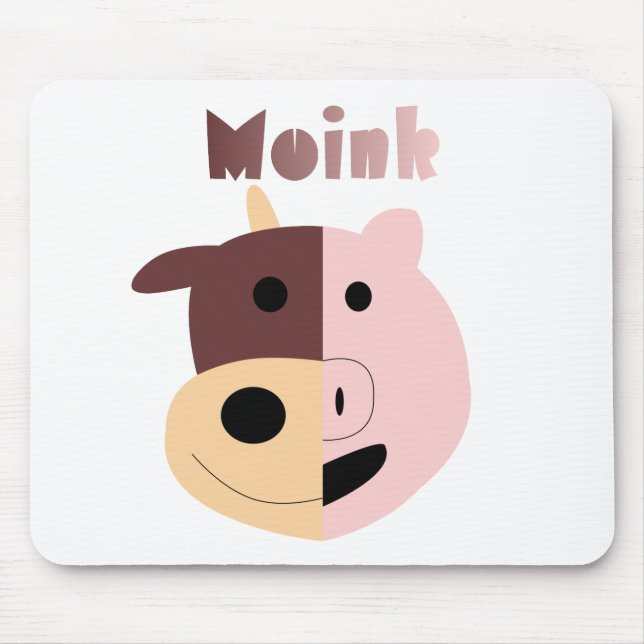 Ko + Gris- = Moink mousepad Musmatta (Framsidan)