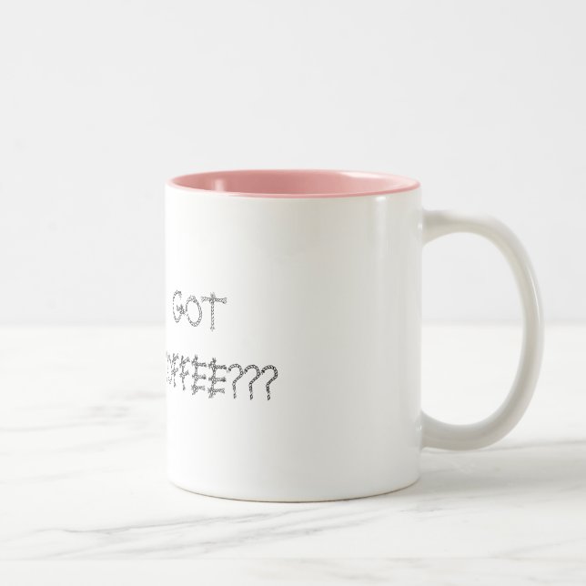 ko HARKAFFE??? Två-Tonad Mugg (Höger)