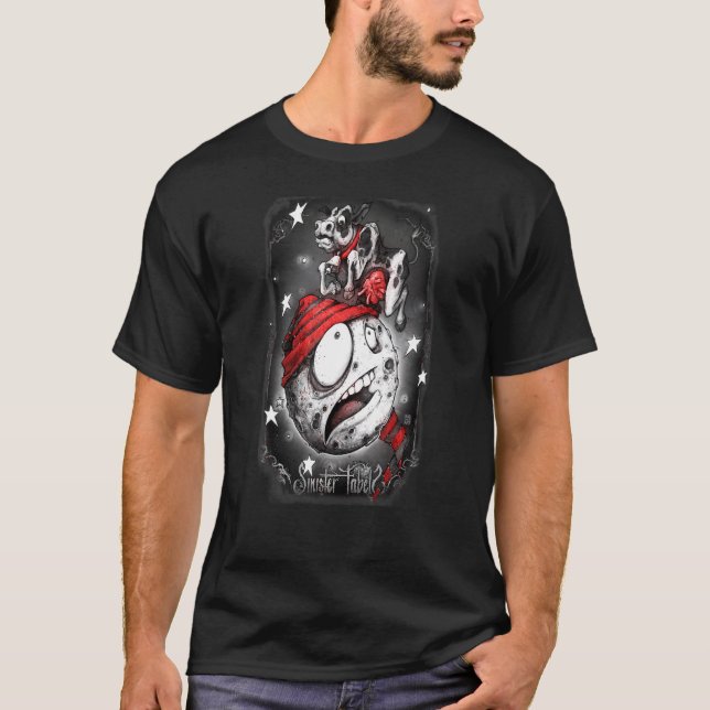 Ko hoppar över månen t shirt (Framsida)