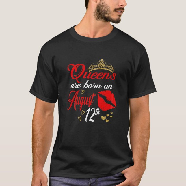 Kö i Röd Läppar föds den 4 juli T Shirt (Framsida)