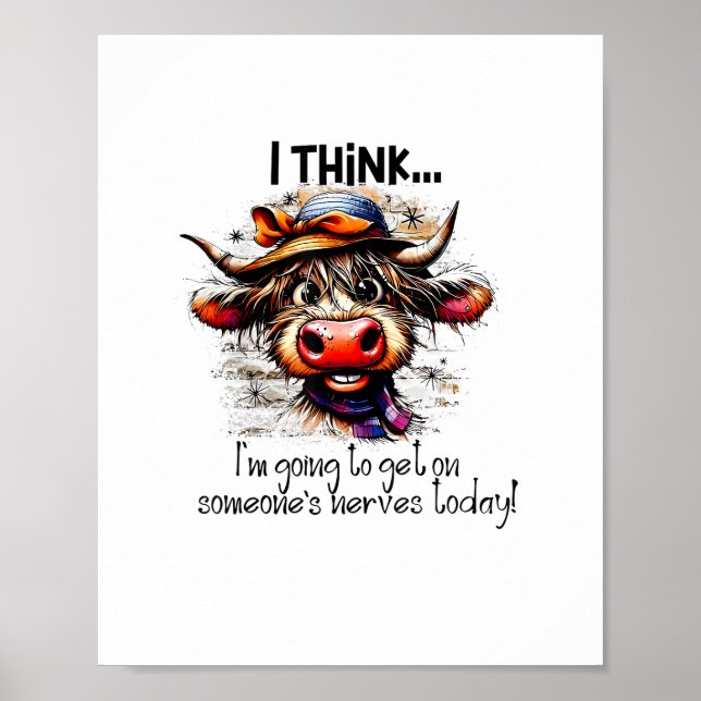 Kö I Tänka ska jag ta på mig någons nerver. Poster (Framsidan)