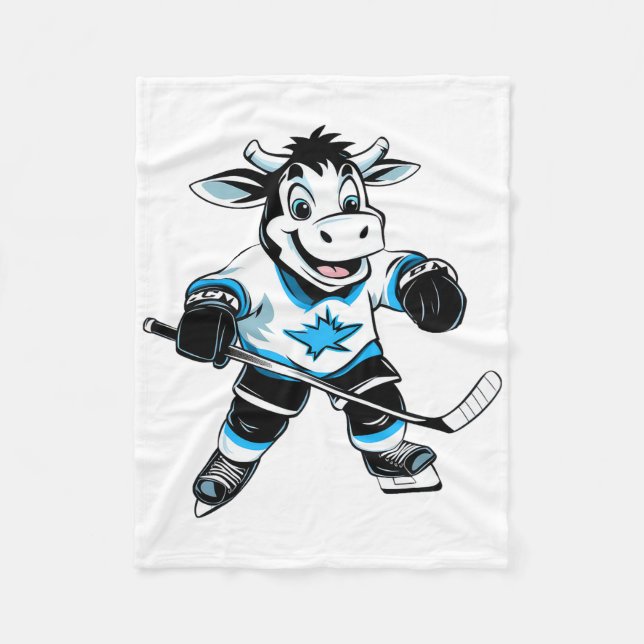 Ko-ishockey Fleecefilt (Framsidan)
