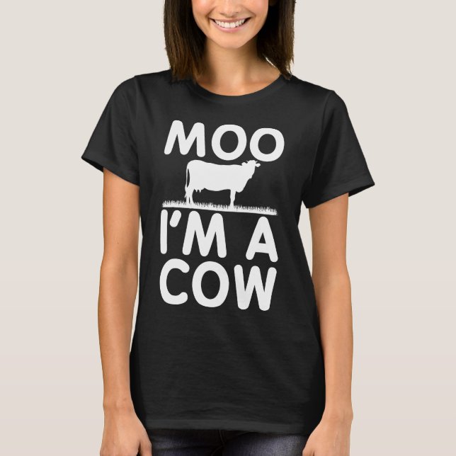 Ko jag är en ko kostym t shirt (Framsida)