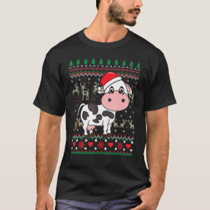 Ko jul prydnad gård ful t shirt