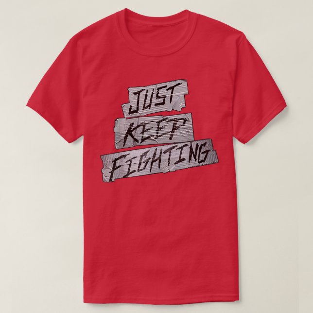 KO Just Behålla Fighting T Shirt (Design framsida)