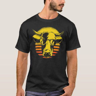 Ko Ko Huvud Retro Solglasögon Bonde T Shirt
