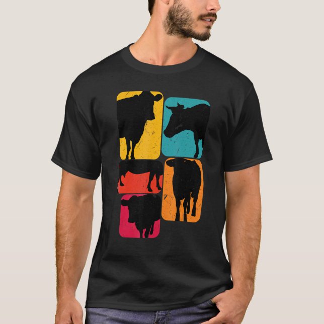 Ko kor Retro design T Shirt (Framsida)