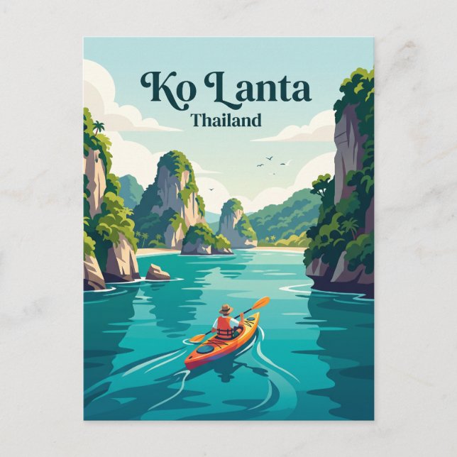 Ko Lanta, Thailand Vykort (Framsida)