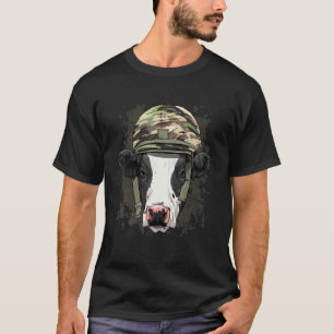 Ko militär soldat veteran dag kviga nötkreatur Co T Shirt