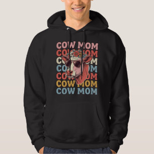 Ko Mom Retro Solglasögon Ko Vintage Gravyr Design Hoodie
