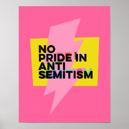 Kö mot antisemitism poster