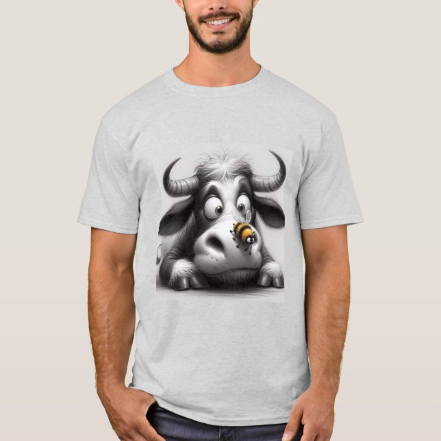 ko och bi t shirt (Framsida)