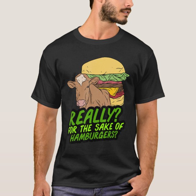 Ko Och Burger Vegan T Shirt (Framsida)