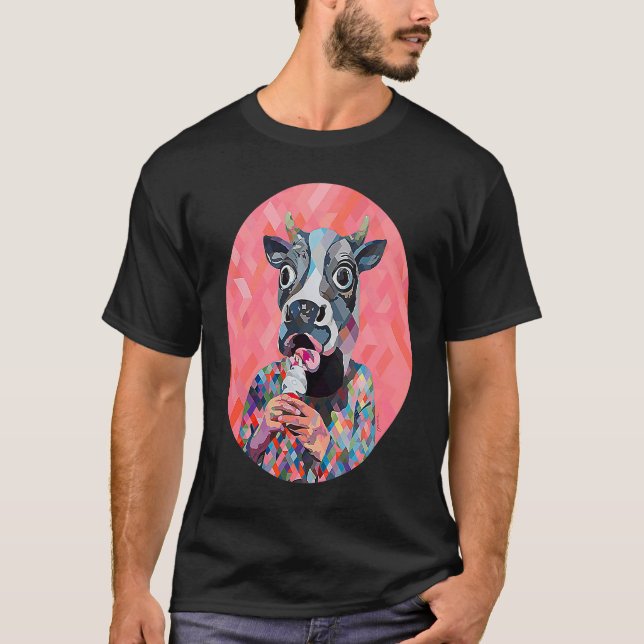 Ko och is Förstärkt verklighet T Shirt (Framsida)