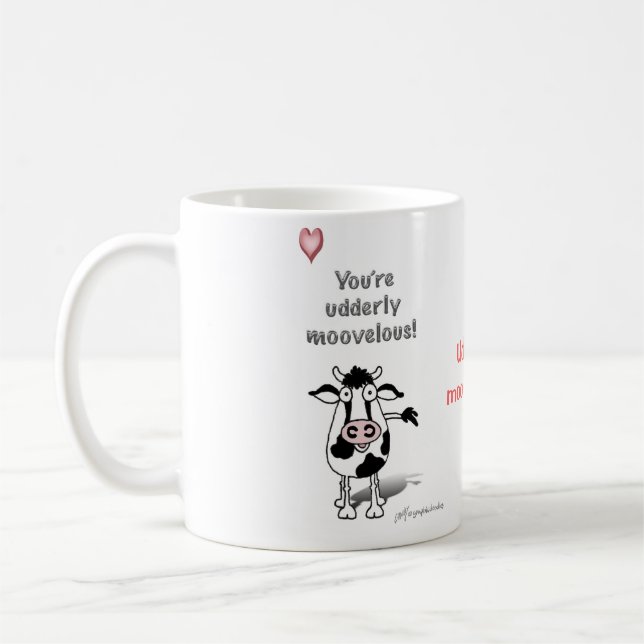 Ko- och tjurmugg kaffemugg (Vänster)