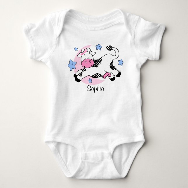 Ko över månebaby tee shirt (Framsida)