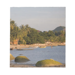 Ko Phangan, Thailand. Utanför den hektiska ön Anteckningsblock