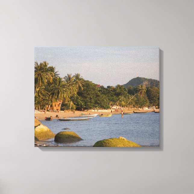 Ko Phangan, Thailand. Utanför den hektiska ön Canvastryck (Framsida)