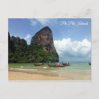 Ko Phi Phi Islands Thailand Krabi James Bond Vykort