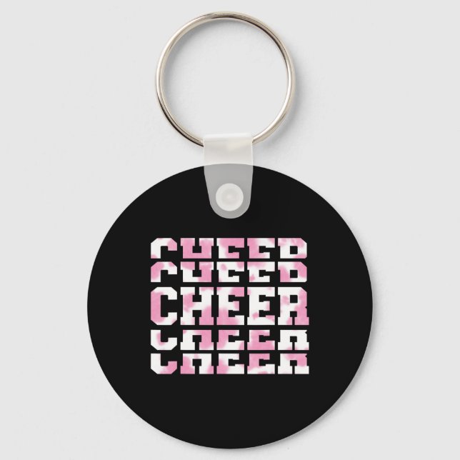 Ko Print Camo Cheerleading För Cheerleader Squad  Nyckelring (Framsida)