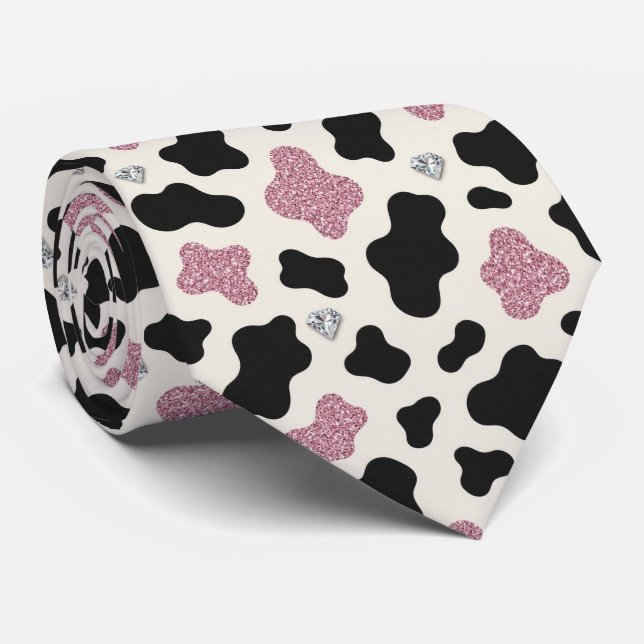 Ko Print Glitter Fals Silke Halsduk | Cowgirl Slips (Rullad)