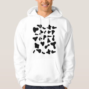 Ko Print Ko Kostym Rolig Och Söt Kalv Halloween Hoodie